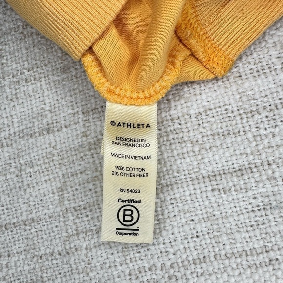 Athleta Sundown Hoodie Sweatshirt XS long sleeve front pocket weathered down​ - Picture 5 of 14